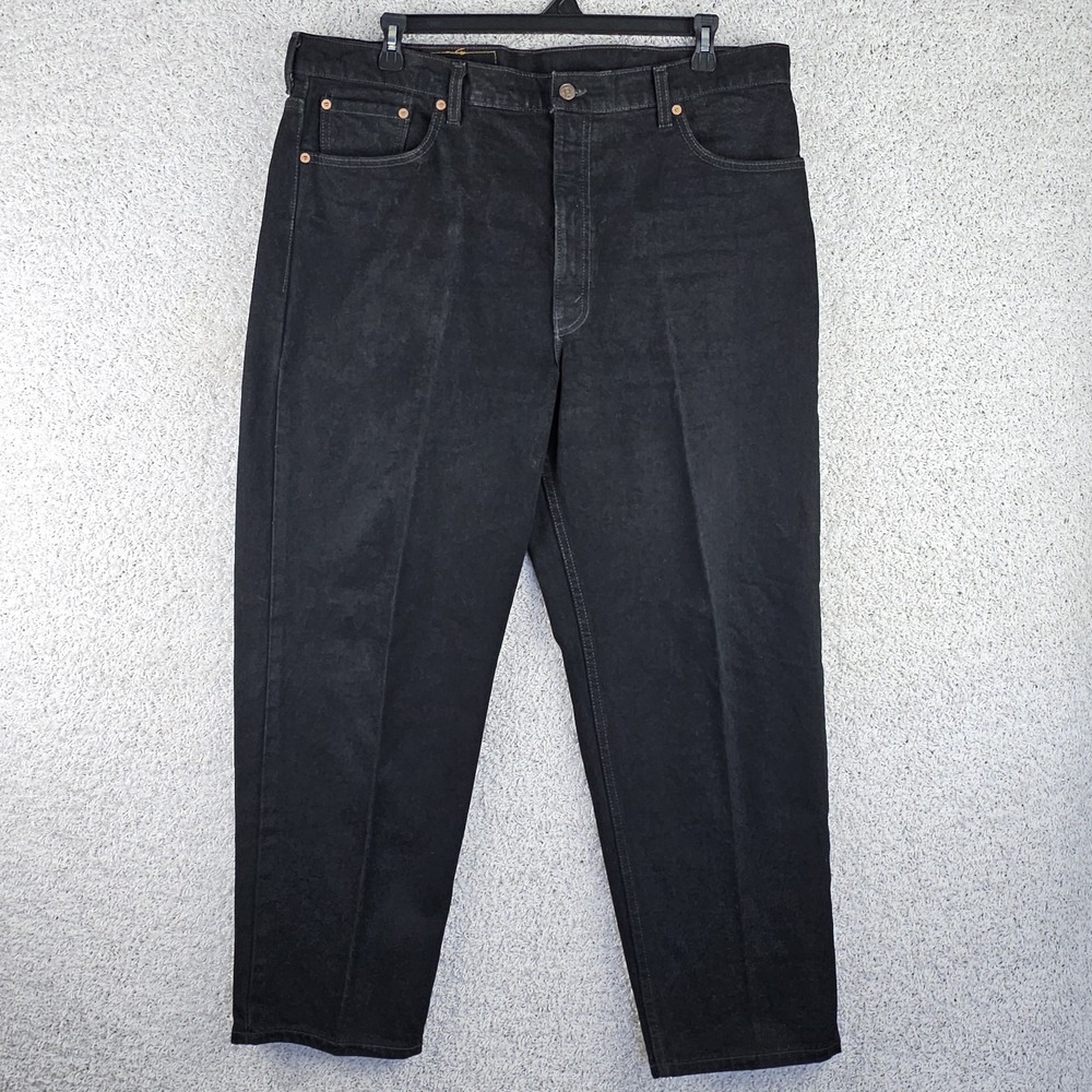 Vintage Levis 550‎ Jeans Men's 42x30 Black Relaxed Fit Western Y2K 90s Cowboy
